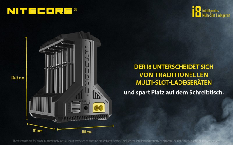 Nitecore i8 Ladegerät