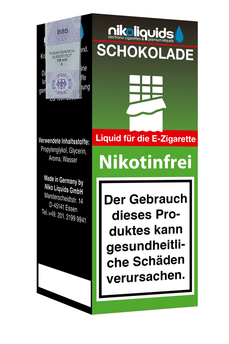 Niko Liquids E-Liquid Schokolade 10 ml