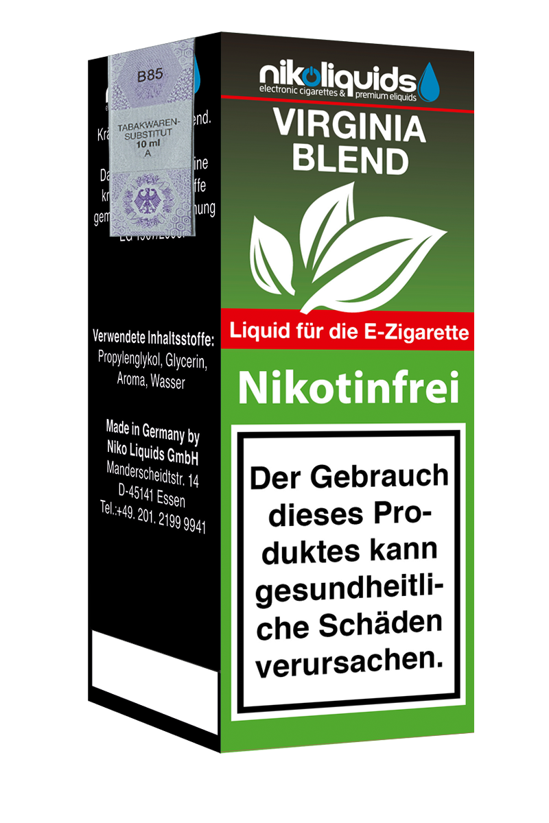 Niko Liquids E-Liquid Virginia Blend 10 ml