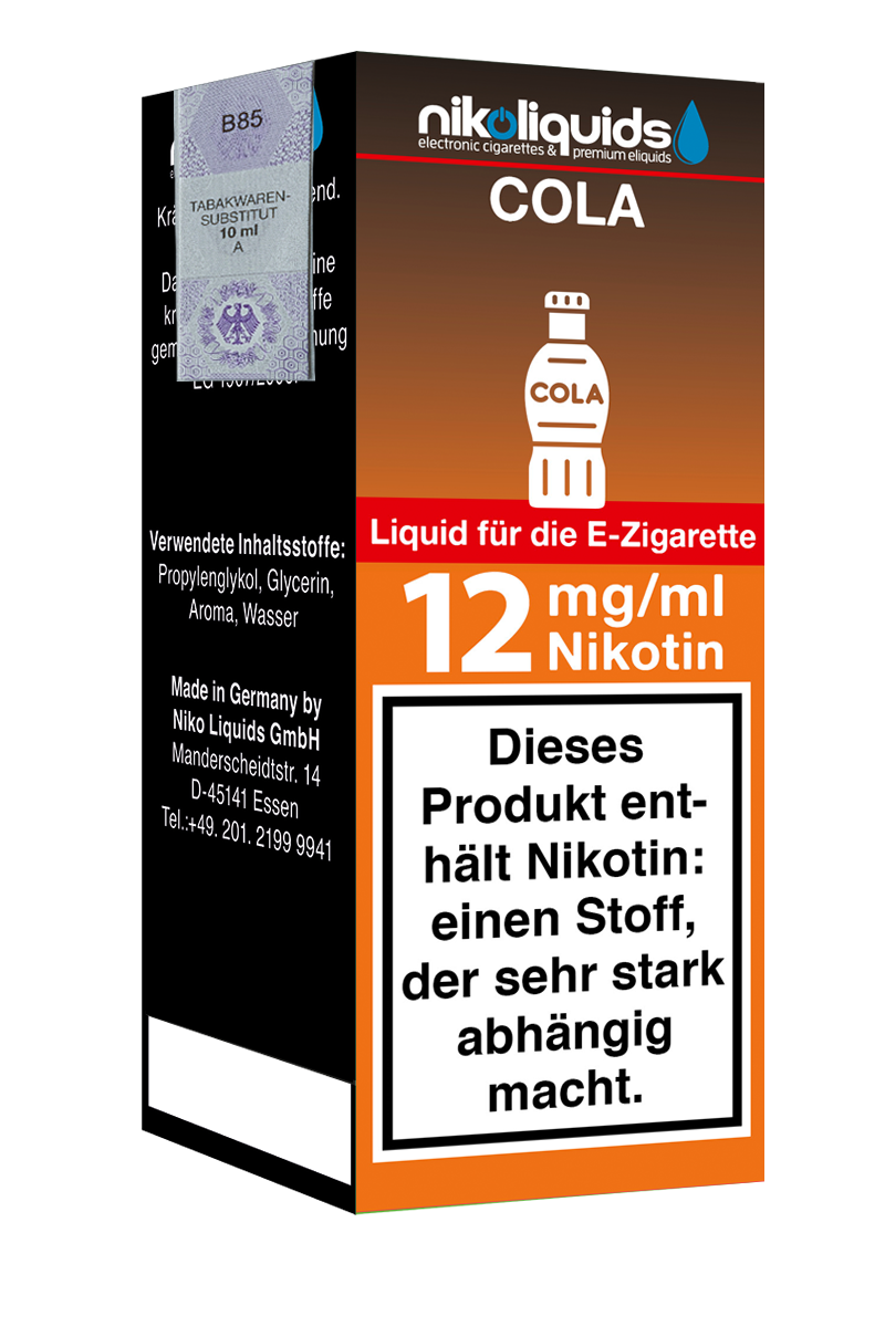 Niko Liquids E-Liquid Cola 10 ml