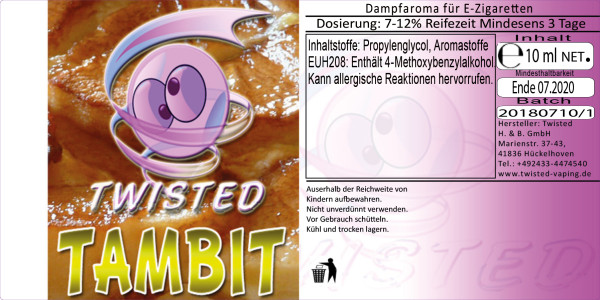 Twisted Aroma Tambit 10ml - MHD abgelaufen