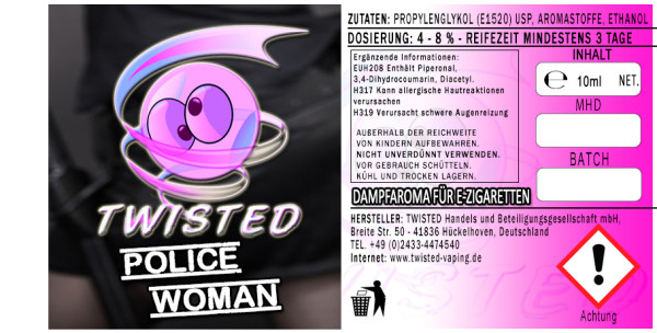 Twisted Aroma Police Woman 10ml