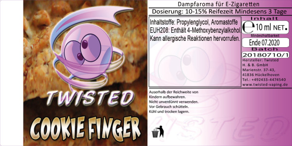 Twisted Aroma Cookie Finger 10ml